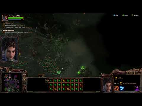 Starcraft 2 gameplay Mission Domination Zerg