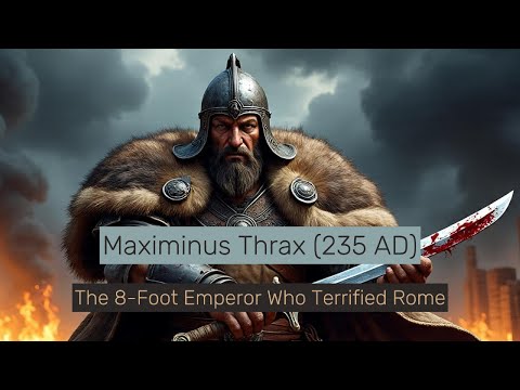 Maximinus Thrax –The 8-Foot Emperor Who Terrified Rome (235 AD)#history #facts #romanempire