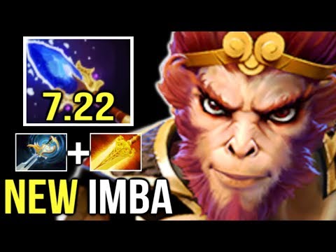 NEW IMBA 7.22 Scepter Monkey CRAZY Passive Soldier Spawn Cancer Buff Top Rank Game WTF Dota 2