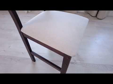 Обеденный стул CROSSMAN / Cappuchino, ткань бежевая (Ford William 7) id 19031 разобранный в Новосибирске - видео 10