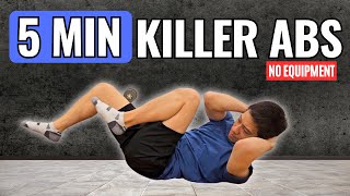 5 Min Abs Workout – Burn Fat & Sculpt Your Core (No Equipment)