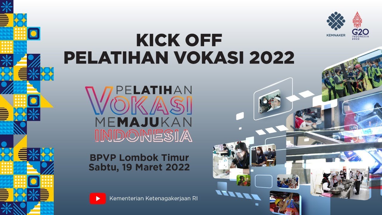 [LIVE DELAY] KICK OFF PELATIHAN VOKASI 2022