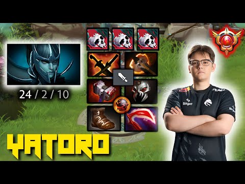 Yatoro Phantom Assassin Brutal God - Pro Gameplay [Observe & Act]