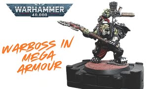 How to paint the Warboss in Mega Armour from Warhammer: 40K