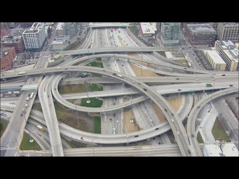 Jane Byrne Interchange construction work mostly completed