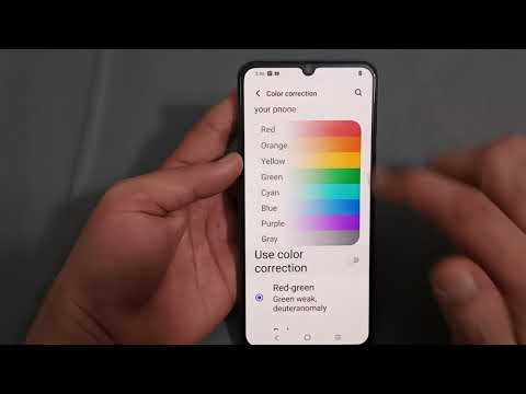 Vivo y22, how to use color correction, Vivo mobile mein color correction use Karen