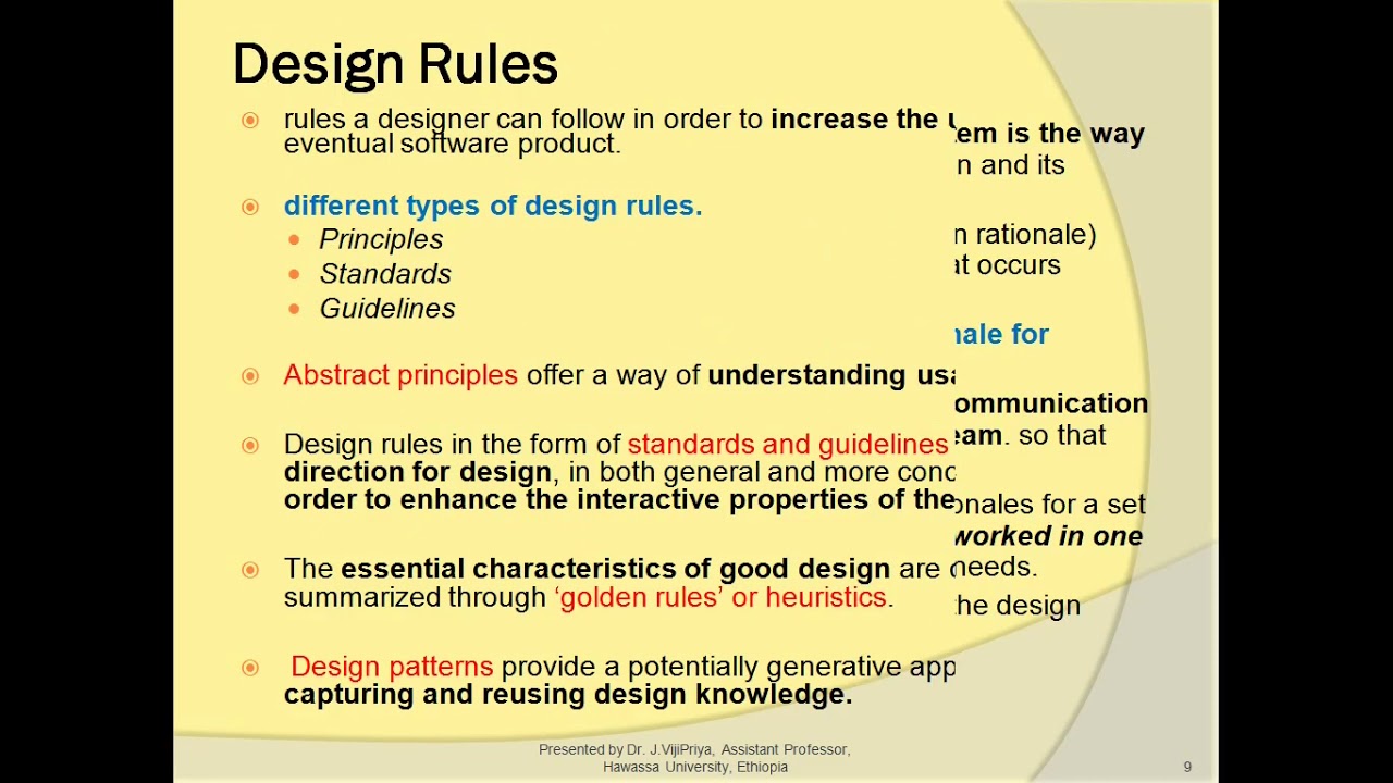 HCI Chapter 3 The Software Process and Design Rules