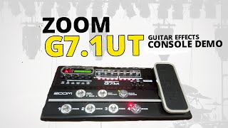 Video thumbnail for ZOOM G7.1ut Guitar Effects Console Demo by Guitar Gear Spot