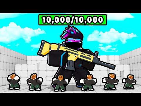 1 JUGGERNAUT vs 10 PROS in Roblox Rivals!