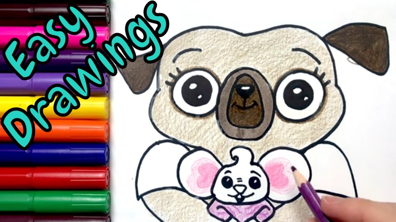 Easy Drawings | How to Draw Chip and Potato | Draw Step by Step | Kawaii Drawings