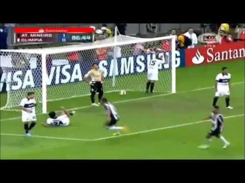 Atlético Mineiro 2 (4) - (3) 0 Olimpia Copa Libertadores 2013