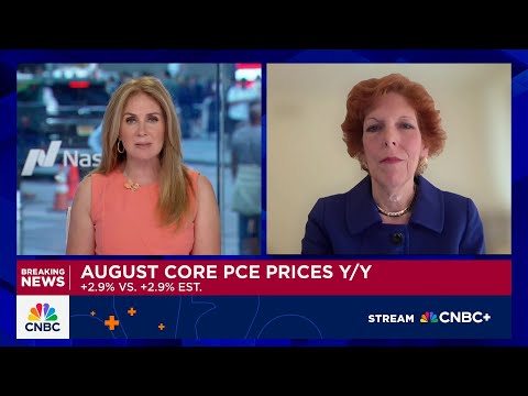 Former Cleveland Fed President Mester on August PCE data: This isn't really good news for the Fed