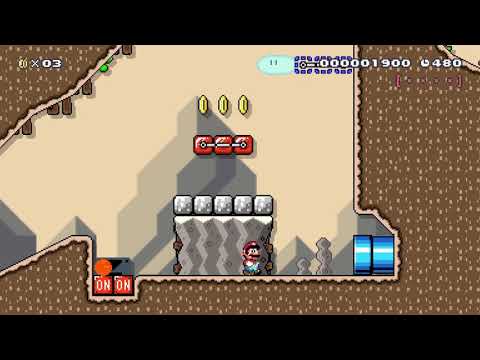 【3-4】• Bob-Omb Basin by Sypher 🍄 Super Mario Maker 2 ✹Switch✹ #azt