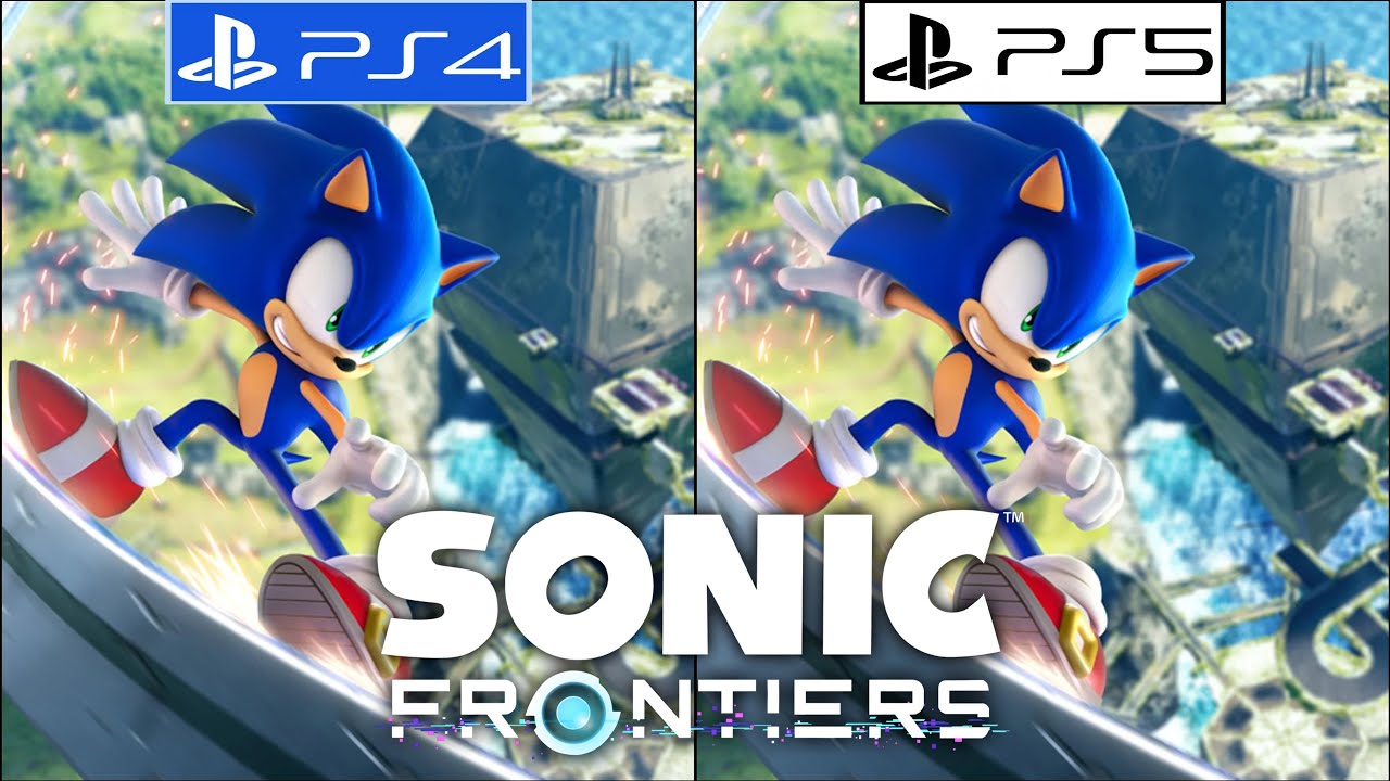 Sonic Frontiers PS4 vs PS5 - Graphics Comparison - Framerate - Loading Times - 4k