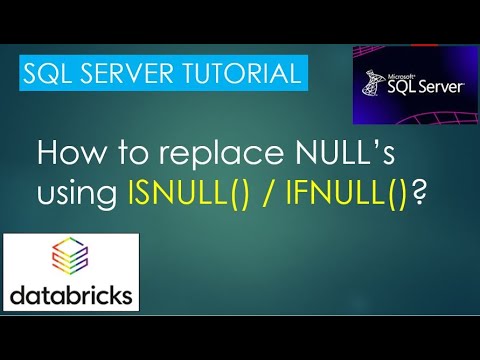 16. Replace Nulls using ISNULL(), IFNULL() | SQL Server Tutorial PART16