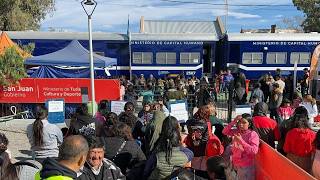El Tren de Capital Humano desembarcó en Cañada Honda, Sarmiento