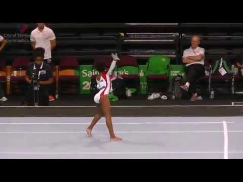 Taeja James ENG   Floor   2014 School Games Team AA