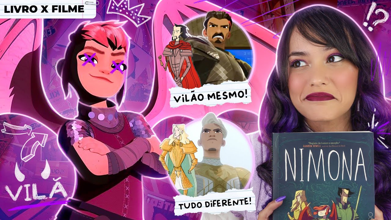 NIMONA É BOM? 👀 - Livro x Filme | Explicação do Final - Com Spoilers