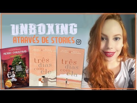 Unboxing atravs de Stories | por Alana Alencar do canal "Mundo dos Livros"