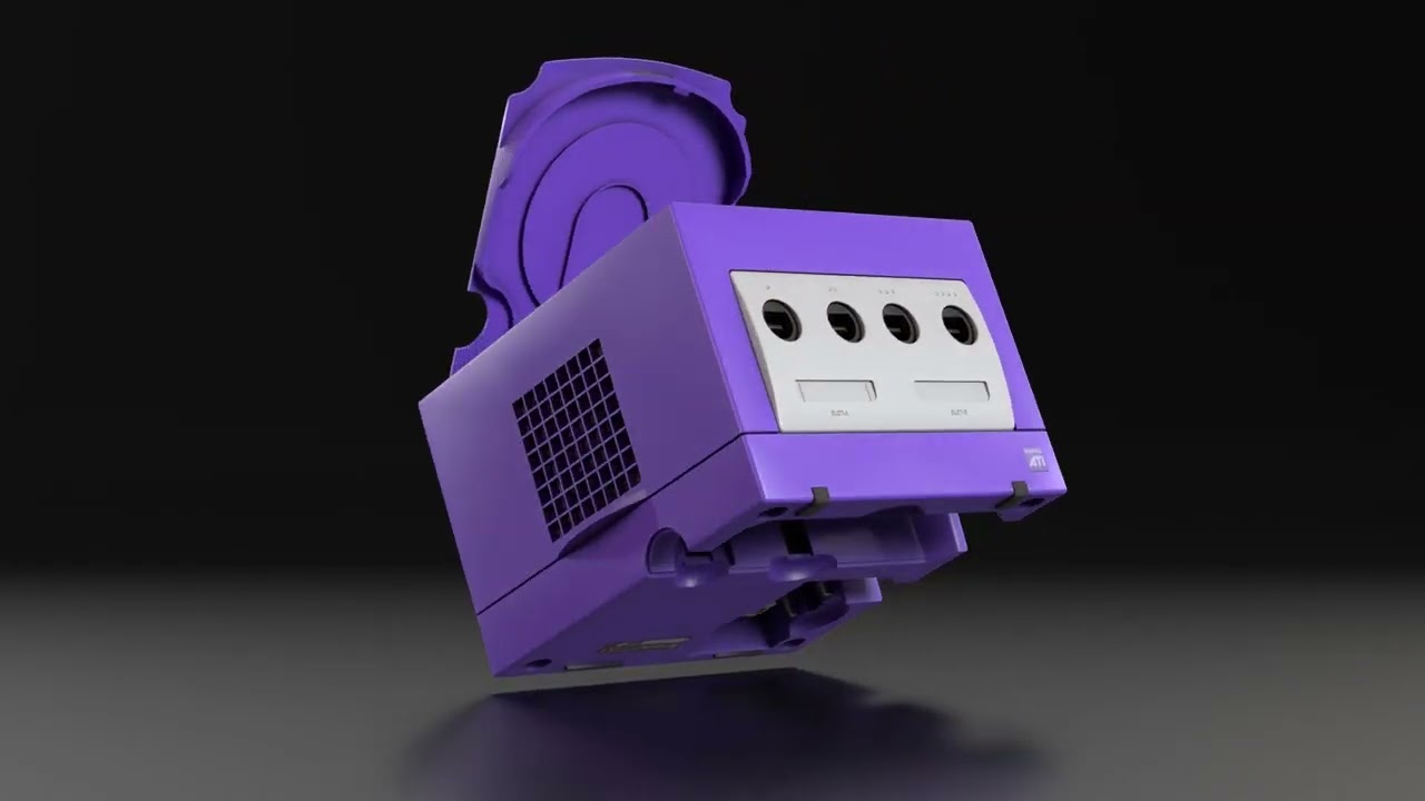 Nintendo GameCube Modèle 3D