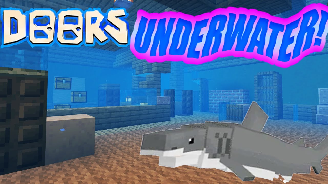 I made DOORS but UNDERWATER! (Minecraft Map)