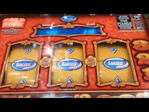 £5 Challenge Gold Rush Fruit Machine at Westward Ho! Devon