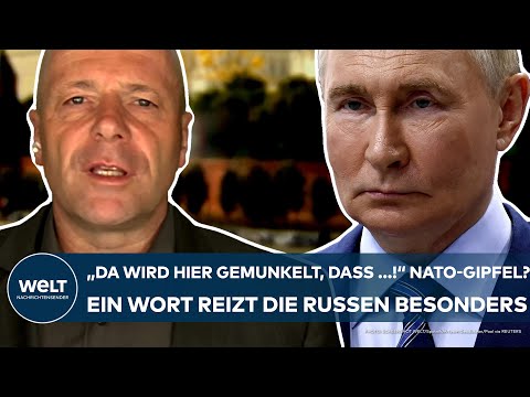 PUTINS KRIEG: "Da wird hier gemunkelt, dass ..." NATO-Gipfel? Ein Wort reizt die Russen besonders
