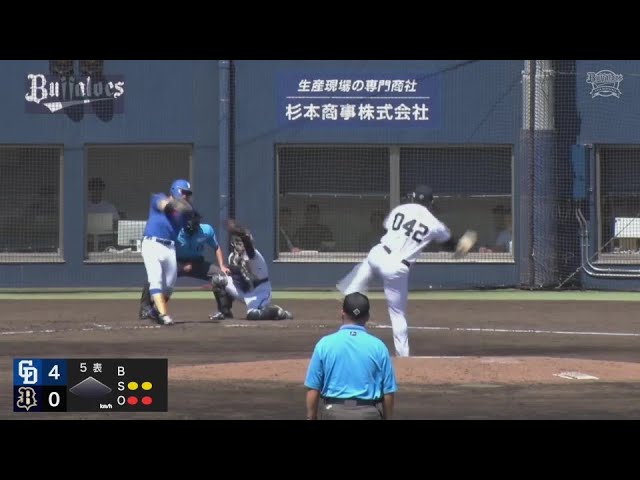 【ファーム】公式戦初登板!! バファローズ・大江海透 2回4奪三振無失点の好投を見せる!!  2024年5月29日 オリックス・バファローズ 対 中日ドラゴンズ