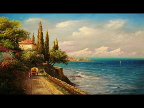 Oil Painting Mediterranean  By Yasser Fayad