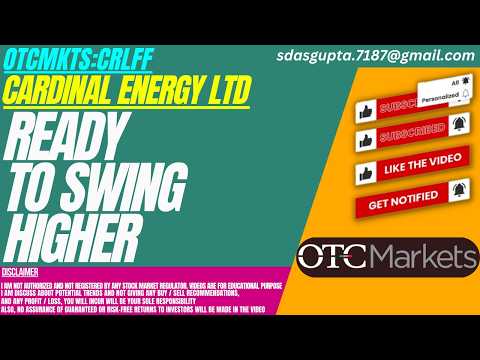 CARDINAL ENERGY STOCK : READY TO SWING HIGHER | CRLFF STOCK