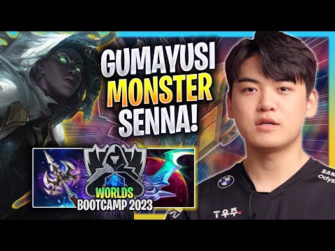 GUMAYUSI IS A MONSTER WITH SENNA! - T1 Gumayusi Plays Senna SUPPORT vs Blitzcrank! | Bootcamp 2023