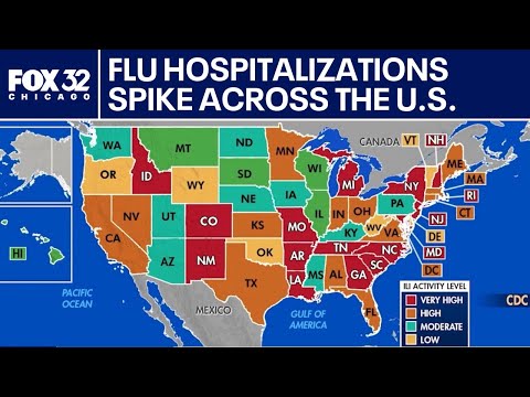 Flu hospitalizations double as 'super flu' spreads, CDC says