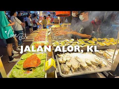 Jalan Alor Kuala Lumpur! The Ultimate Street Food Experience | Local Food Tasting!