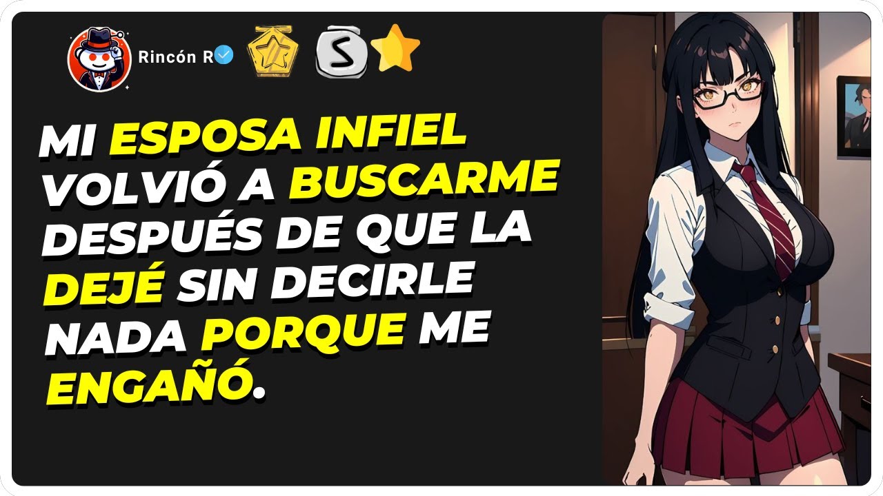 Mi esposa infiel volvió a buscarme después de que la dejé sin decirle nada porque me engañó.
