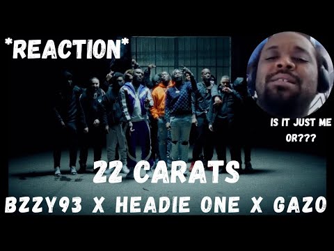 AMERICAN RAPPER REACT TO Headie One x GAZO - 22 Carats (REACTION!!!) 🇫🇷