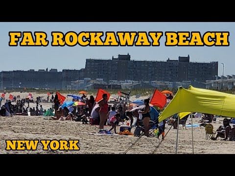 FAR ROCKAWAY BEACH||QUEENS||NEW YORK|| A CROWED BUT FUN DAY (JULY 29, 2020)