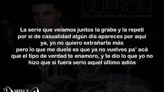 Darkiel - Me Dijeron (Letra)