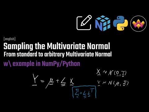 Sampling The Multivariate Normal Distribution Example In Python