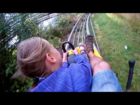 Zuzia i Alpine Coaster  - Karpacz 2018 - Kolorowa