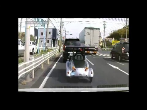 愛知工科大学自動車短期大学 ソーラーカー公道走行2016年3月31日