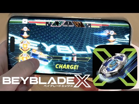 Beyblade X App GAMEPLAY & REVIEW! | Beyblade Hasbro Game for iOS & Android