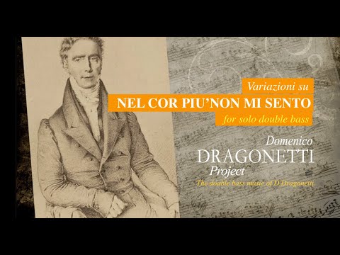 D.Dragonetti  Variazioni su "Nel cor più non mi sento" for solo double bass