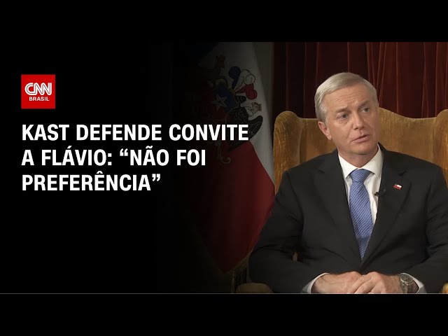 Presidente do Chile defende presença de Flávio Bolsonaro na posse | CNN 360º