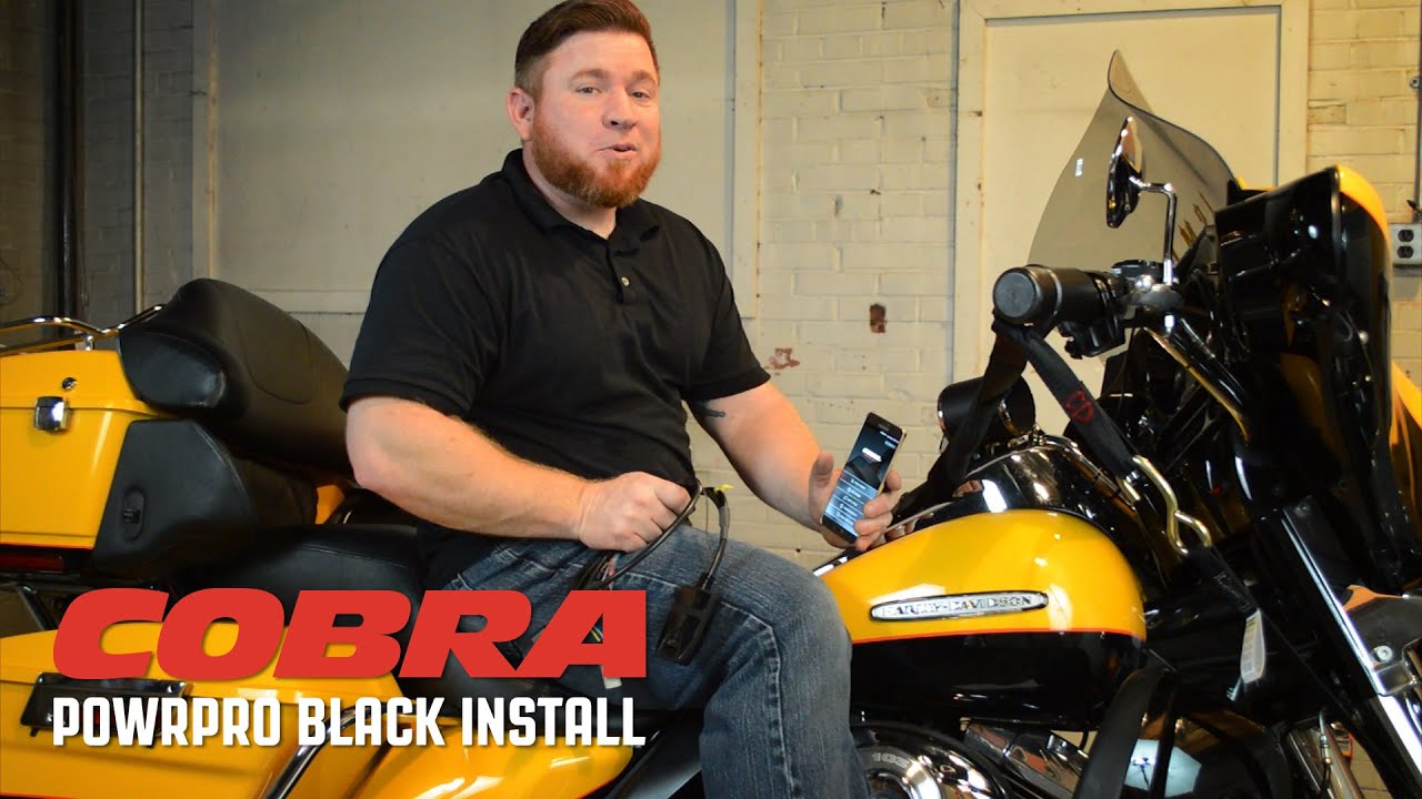 Cobra PowrPro Black, 2013 Harley Davidson Install
