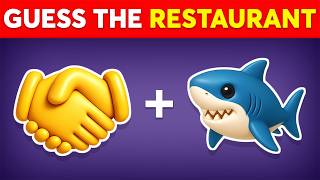 Guess the Fast Food Restaurant by Emoji 🍔 Popular Fast Food Emoji Quiz Game