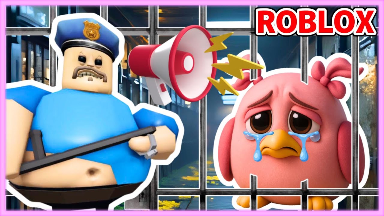 【ROBLOX】鳥のフラぴーが捕まった！バリーの刑務所から脱走しよう！
