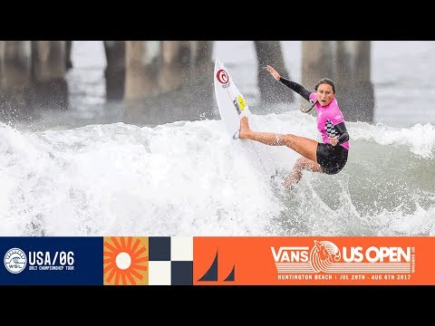 Van Dijk vs. Peterson vs. Enever - Round One, Heat 6 - Vans US Open 2017 (W)