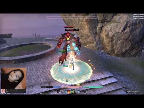 ESO Magicka Warden 85k DPS no vampirism cos fugly OwO Gaymoor