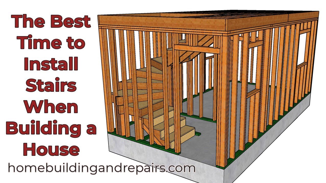 Construction Safety - Install Stairs Before The Floor and Here's Why