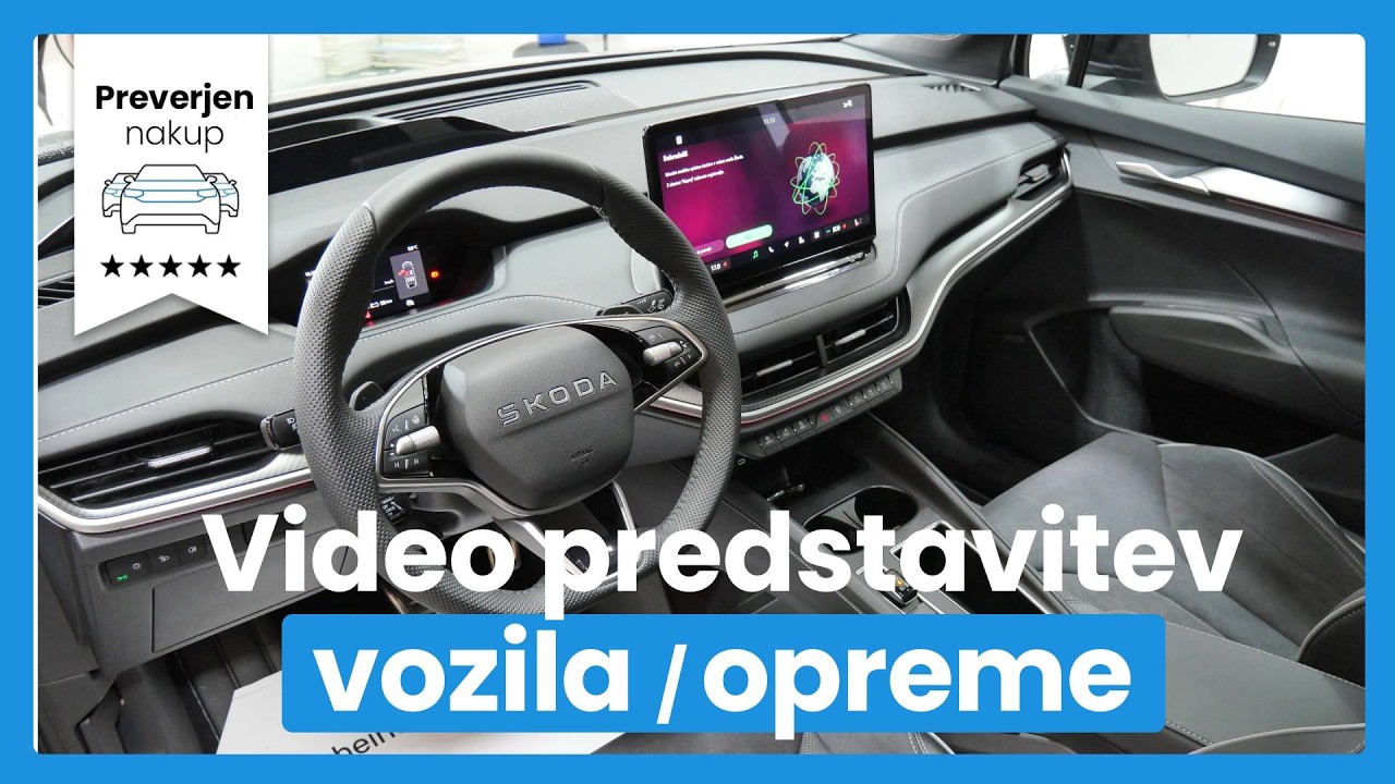 Škoda Enyaq iV Coupé Sportline 85 - DOBAVA JULIJ 2026